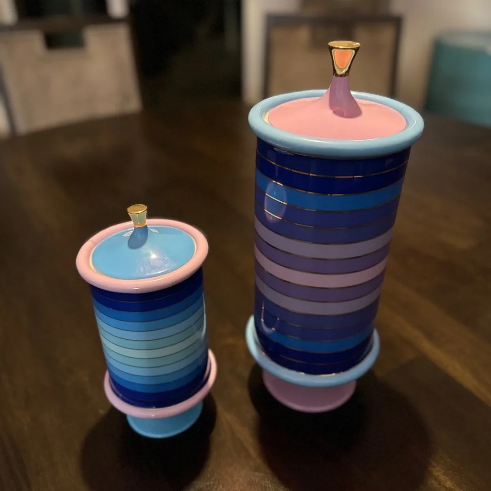Jonathan Adler Scala Druggist Canisters. Set Of 2